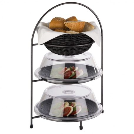 Stand servire etajat 3 nivele