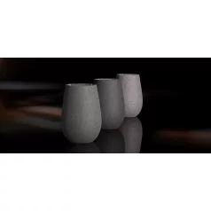 Pahar Stolzle Olympic Stones gri deschis 465 ml