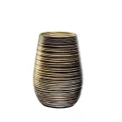 Pahar oblic 465ml Stolzle Twister negru auriu