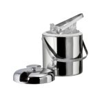 Frapiera gheata cu capac si pereti dubli Polar inox