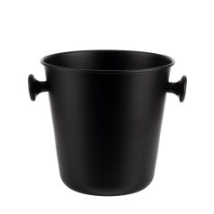 Frapiera neagra cu manere tip buton 22cm