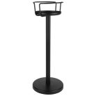 Suport frapiera negru cu picior 73cm