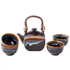 Set ceai 5 piese MIJ Dark Blue Dragonfly