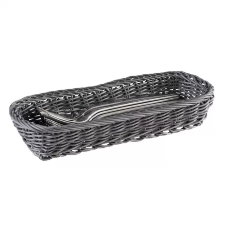 Cos tacamuri polyrattan 27x10cm