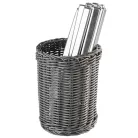 Cos tacamuri polyrattan 12cm