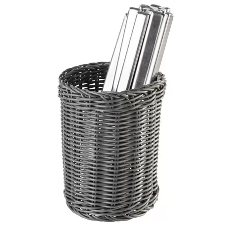 Cos tacamuri polyrattan 12cm