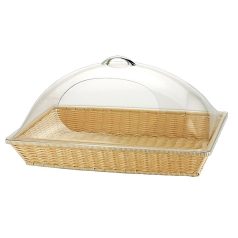 Cos servire polyrattan 53x32.5cm