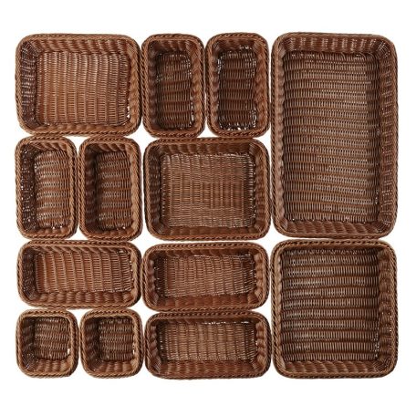 Cos servire polyrattan 53x32.5cm