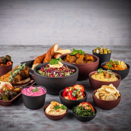 Bol rotund 140ml negru Levante