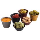 Set 6 boluri 40ml negru Levante