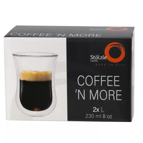 Pahar cu perete dublu 230ml Stolzle Coffee’n More