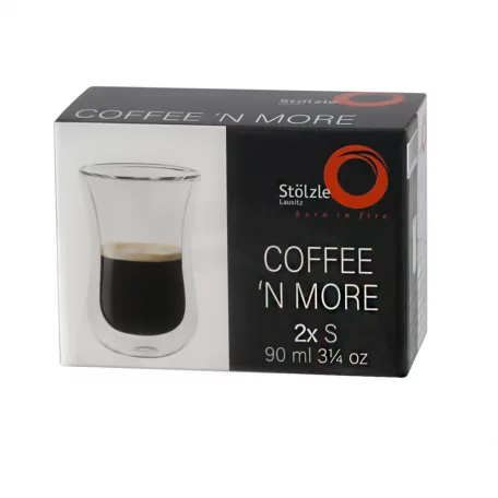 Pahar cu perete dublu 90ml Stolzle Coffee’n More
