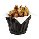 Cos servire polyrattan 13cm