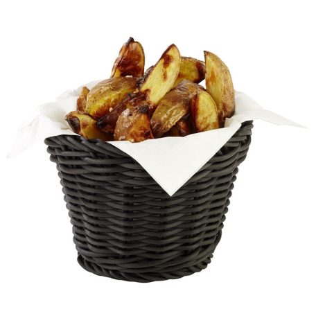 Cos servire polyrattan 13cm