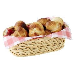 Cos servire polyrattan 19x12cm