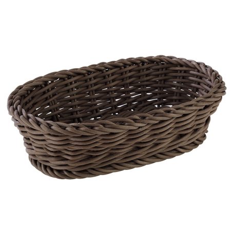 Cos servire polyrattan 19x12cm