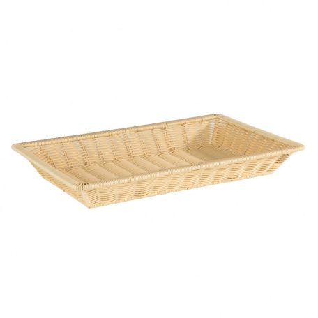 Cos servire polyrattan 53x32.5cm