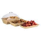 Cos servire polyrattan 53x32.5cm