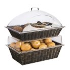 Cos servire polyrattan 53x32.5cm