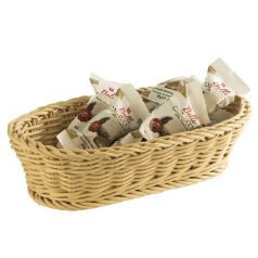 Cos servire polyrattan 28x16cm
