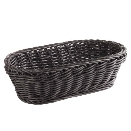 Cos servire polyrattan 28x16cm