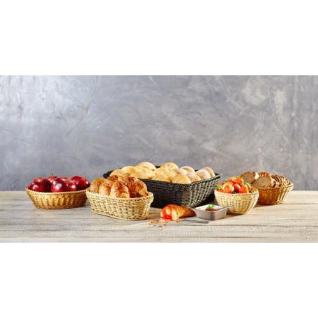 Cos servire polyrattan 32x23cm