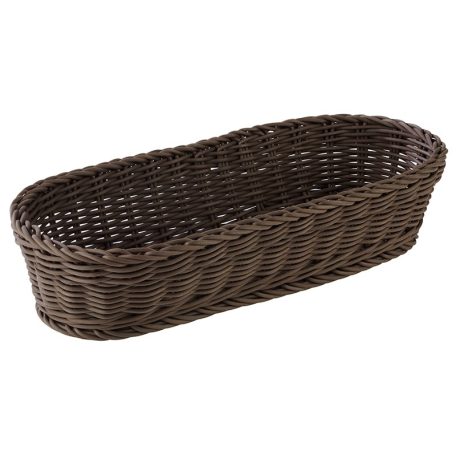 Cos servire polyrattan 40x16cm