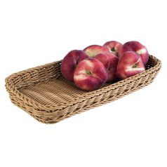 Cos servire polyrattan 40x20cm