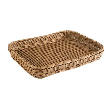 Cos servire polyrattan 40x30cm