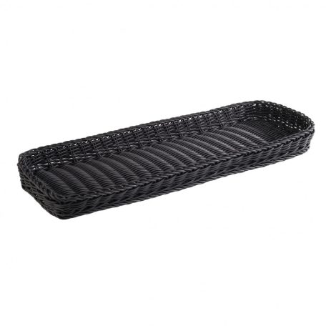 Cos servire polyrattan 60x20cm