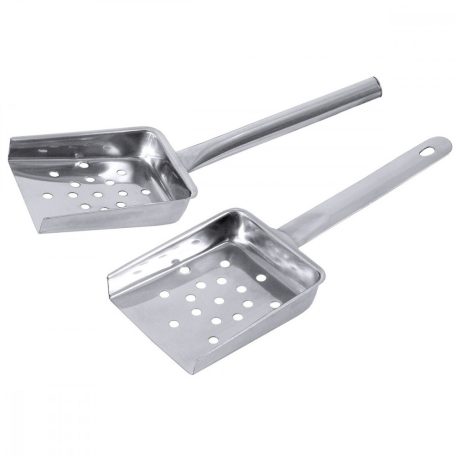 Scafa perforata 10x8cm cu maner gol