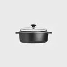 Cratita fonta cu capac 24cm