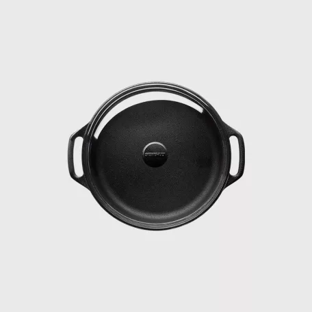 Cratita fonta cu capac 24cm