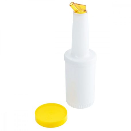 Store n pour 1000ml galben-Plastic-Alb,  Galben