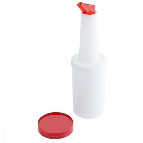 Store n pour 1000ml rosu-Plastic-Alb,  Rosu