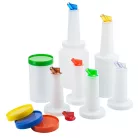 Store n pour 1000ml albastru-Plastic-Alb, Albastru