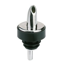 Dop Picurator free flow-Plastic-Crom, Negru