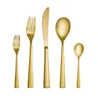 Lingurita cafea PVD Gold Brushed 13.2cm Hepp linia Accent