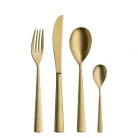 Lingurita mocca PVD Gold Brushed 11cm Hepp linia Accent