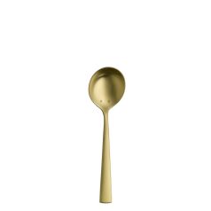   Lingura rotunda supa PVD Gold Brushed 17.6cm Hepp linia Accent