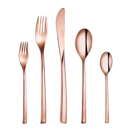 Furculita masa PVD Cupru 22.8cm Hepp linia Talia