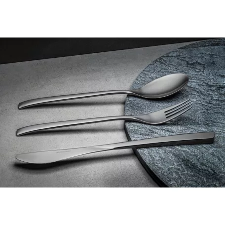 Furculita desert PVD Antracit 17.2cm Hepp linia Talia