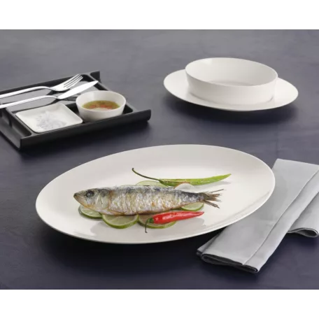 Platou oval 33cm linia Purity Coup Bauscher