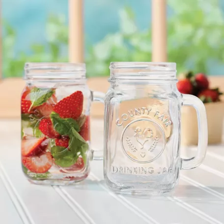 Pahar borcan cu maner County Fair 488ml Libbey Jars