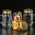 Capac metalic pentru pahare tip borcan Libbey Jars