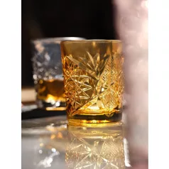 Pahar whisky DOF 355ml auriu topaz Libbey Hobstar