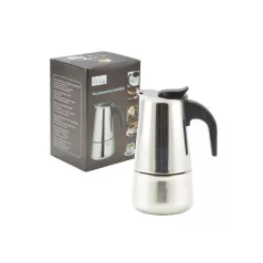 Cafetiera espresso din inox 2 portii