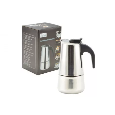 Cafetiera espresso din inox 2 portii