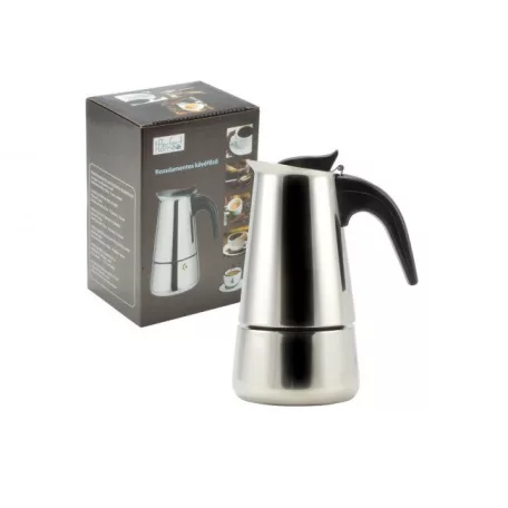 Cafetiera espresso din inox 4 portii