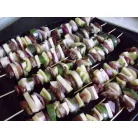 Set 80 de bete din lemn pentru frigarui 30cm